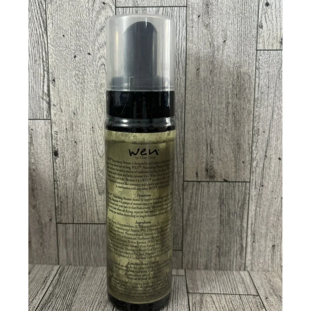 Wen by Chaz Dean Sweet Almond Mint Nourishing‎ Mousse 7.5 Oz. Sealed New
